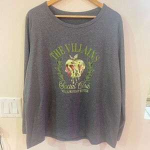The Villains Social Club Villains long sleeve gray size XXL